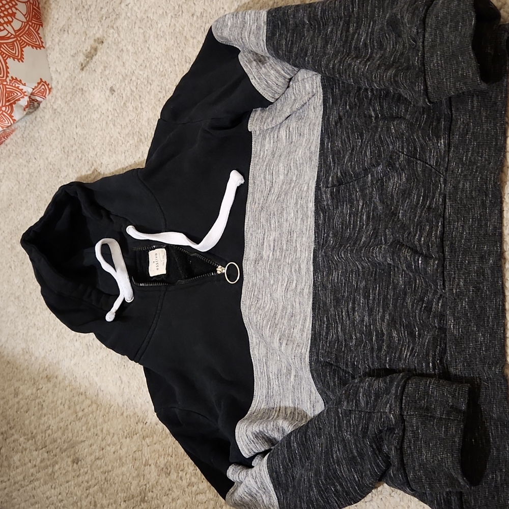 Black hoodie sweater
